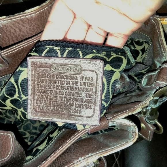 Coach multi-path pattern style purse - Picture 4 of 5